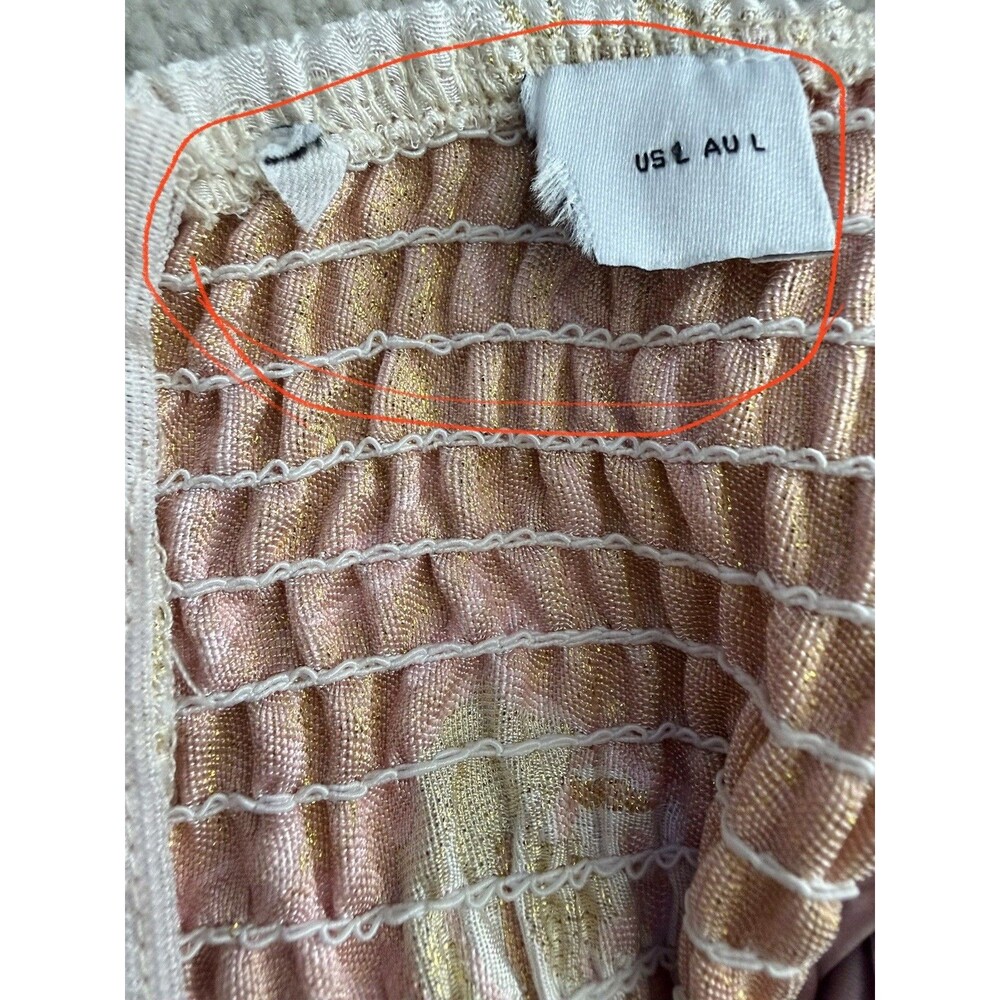 Petal & Pup Zaria Pink Floral Brocade Midi Dress - Size Large - NWOT $159 - Picture 14 of 16